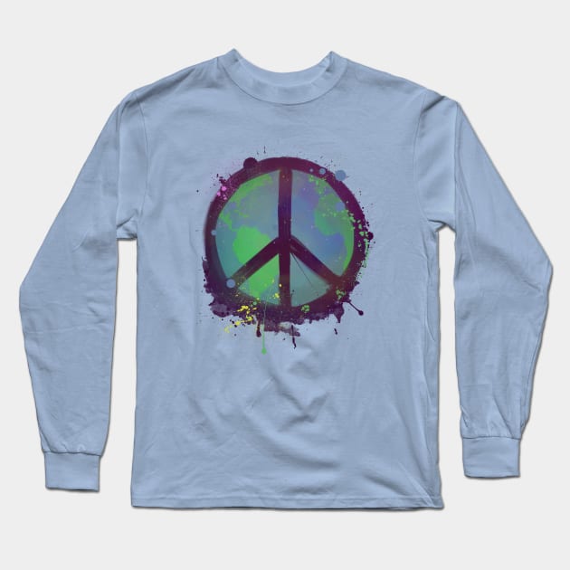 Peace Long Sleeve T-Shirt by njonestees